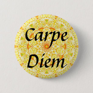 Badge Rond 5 Cm Carpe Diem