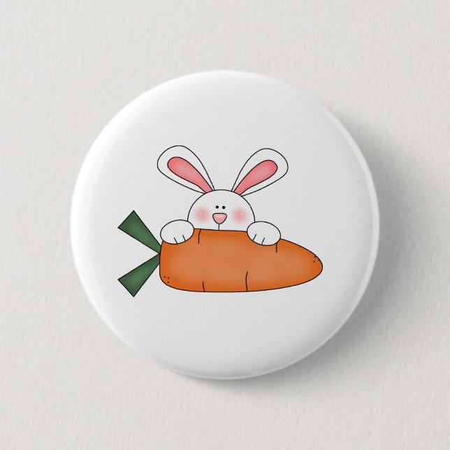 BADGE ROND 5 CM CARROT CUSTOMBUNNYCARROT (Devant)