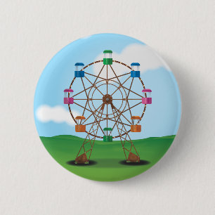 Badge Rond 5 Cm Carrousel
