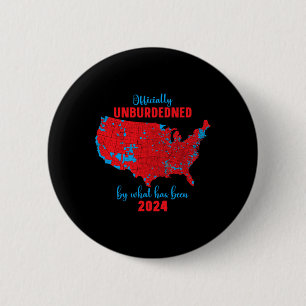Badge Rond 5 Cm Carte des résultats des élections de 2024