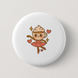 Badge Rond 5 Cm Carte d'identité italienne Cappuccina Ballerina