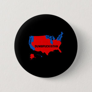 Badge Rond 5 Cm Carte Électorale 2024 Etats-Unis D'Amérique Dumbfo