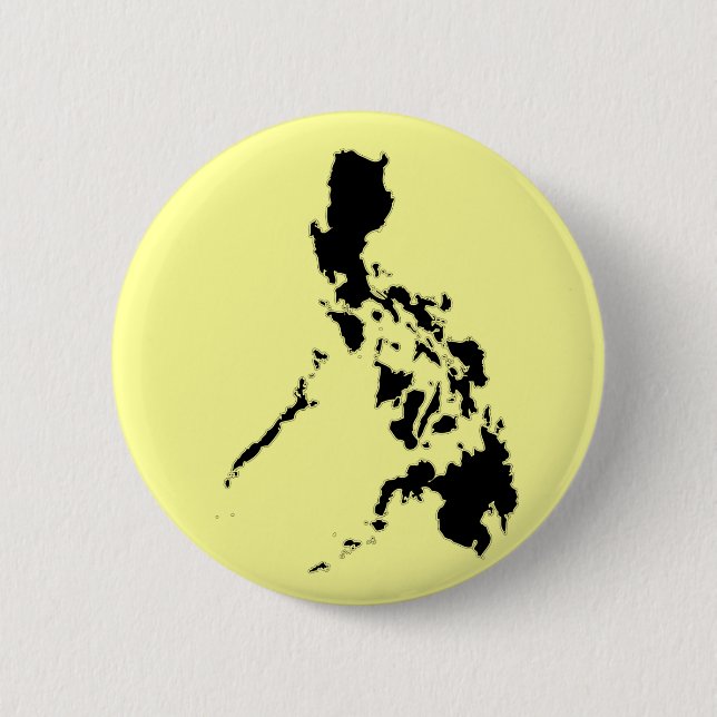 Badge Rond 5 Cm Carte philippine (Devant)