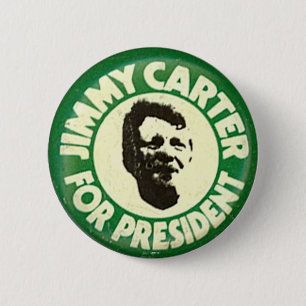 Badge Rond 5 Cm Carter pour le président - bouton