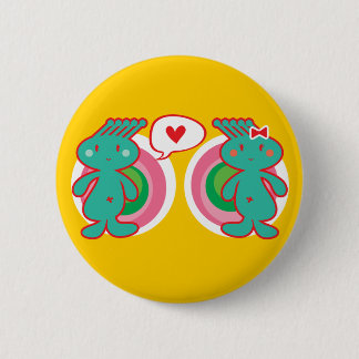Badge Rond 5 Cm Cartoon mignon Fun Sweet Funny Funky