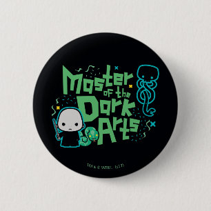 Badge Rond 5 Cm Cartoon Voldemort - Maître des Arts Sombres