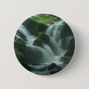 Badge Rond 5 Cm Cascade calmante