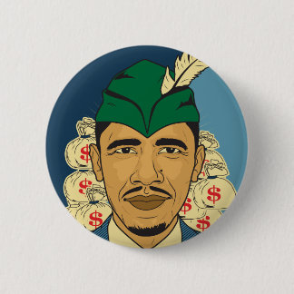 Badge Rond 5 Cm Caserne Obama. de bouton de Robin Hood de capot de