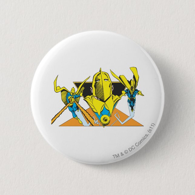 Badge Rond 5 Cm Casque du destin (Devant)