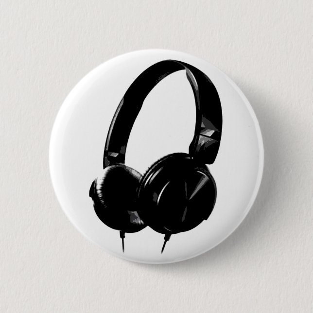Badge Rond 5 Cm Casque Pop Art (Devant)