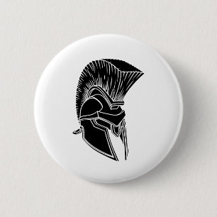Badge Rond 5 Cm Casque romain Spartan