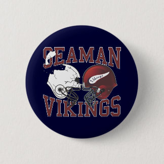 Badge Rond 5 Cm Casques antichoc de Vikings de marin
