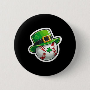 Badge Rond 5 Cm Casquette de baseball de la Saint-Patrick Lucky Sh