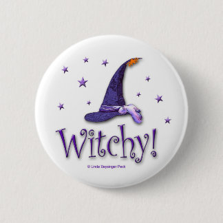 Badge Rond 5 Cm Casquette de Witchy