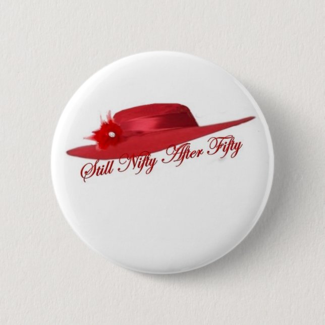 Badge Rond 5 Cm casquette rouge (Devant)