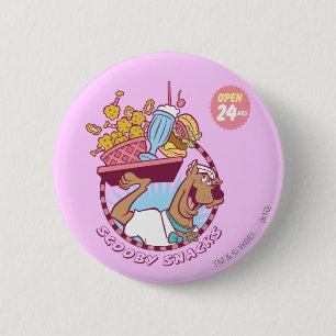 Badge Rond 5 Cm Casse-croûte de Scooby-Doo "Scooby "
