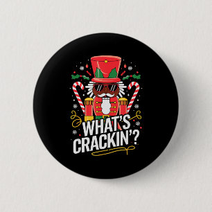 Badge Rond 5 Cm Casse-Noisette Américain Africain Hommes Drôle de 