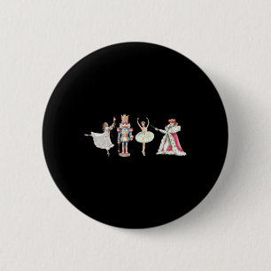 Badge Rond 5 Cm Casse-noisette Noël Xmas Famille Pyjama Assortis