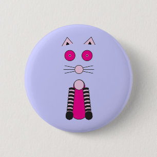 Badge Rond 5 Cm CAT élégant
