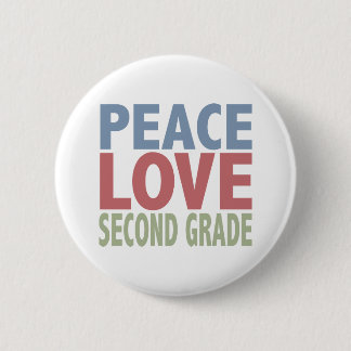 Badge Rond 5 Cm Catégorie d'amour deuxièmes de paix