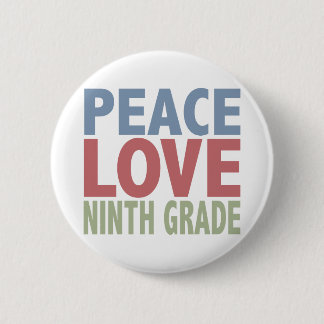 Badge Rond 5 Cm Catégorie d'amour neuvième de paix