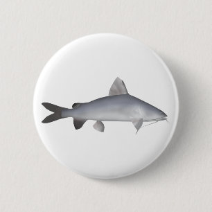 Badge Rond 5 Cm Catfish Saumon Blu