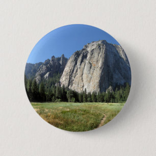 Badge Rond 5 Cm Cathedral Rocks - Yosemite