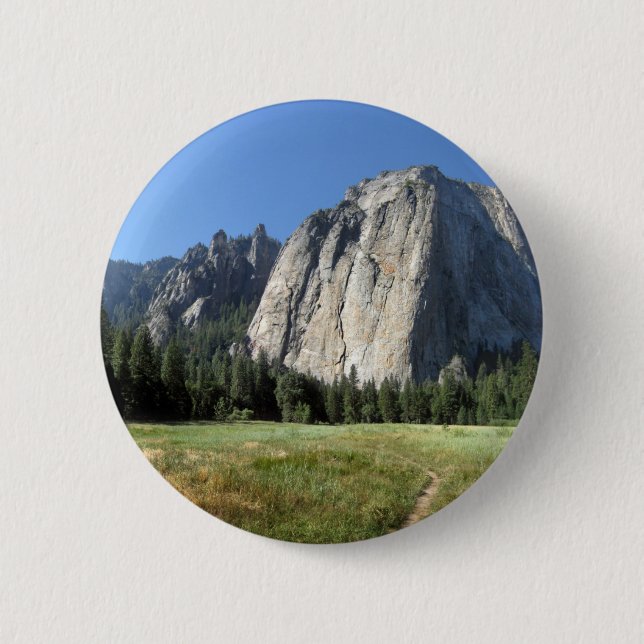 Badge Rond 5 Cm Cathedral Rocks - Yosemite (Devant)