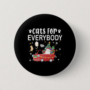 Badge Rond 5 Cm Cats pour le Christ