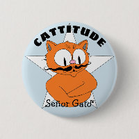 CATTITUDE Señor Gato Dessin Mustache Chat