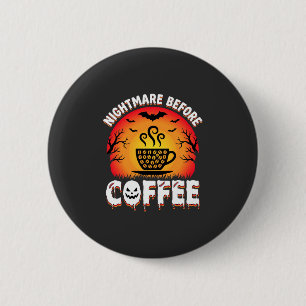Badge Rond 5 Cm Cauchemar d'Halloween avant la Bat de café Coucher