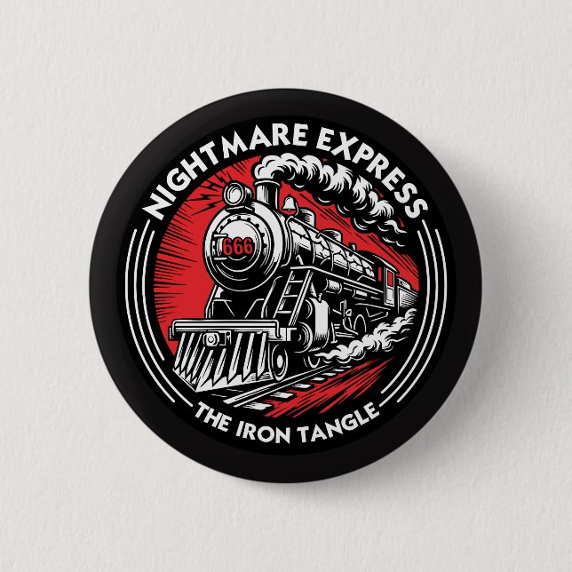 Badge Rond 5 Cm Cauchemar Express | Dungeon Crawler Carl (Devant)