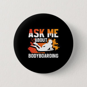 Badge Rond 5 Cm Cavalier de bodyboard et bodyboardeur de surf _3