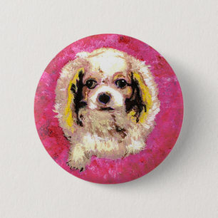 Badge Rond 5 Cm Cavalier King Charles Spaniel