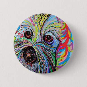 Badge Rond 5 Cm Cavapoo Cavoodle