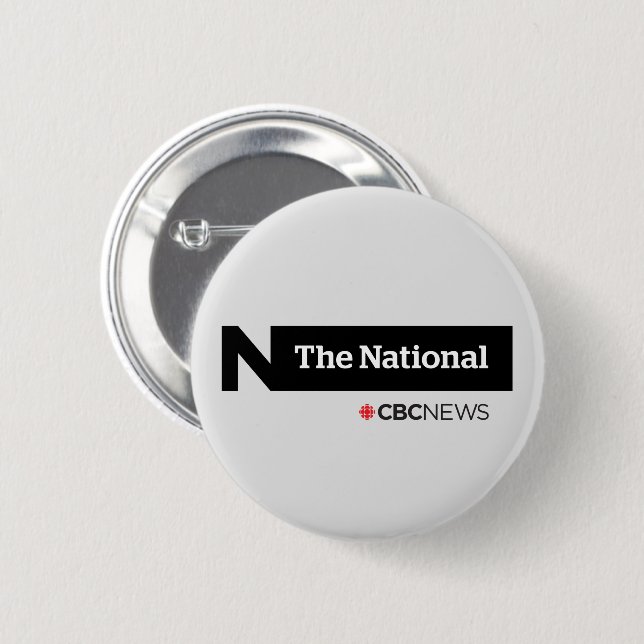 Badge Rond 5 Cm CBC The National Button (Devant & derrière)