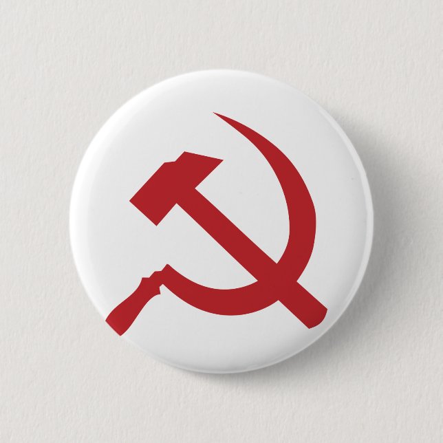 Badge Rond 5 Cm ccp ussr marteau et faucille (Devant)