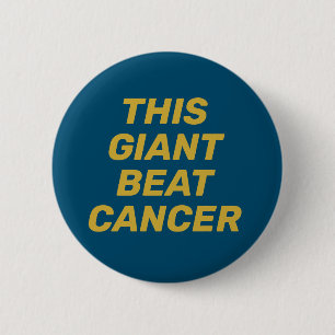 Badge Rond 5 Cm Ce bouton géant du cancer de la viande