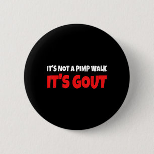 Badge Rond 5 Cm Ce n'est pas une promenade c'est la goutte Drôle