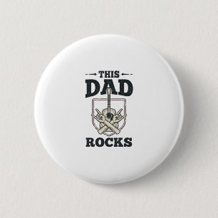 Badge Rond 5 Cm Ce papa déchire avec un design de t-shirt de papa