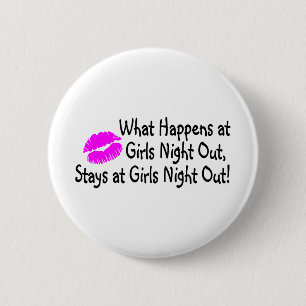 Badge Rond 5 Cm Ce qui se produit la nuit filles