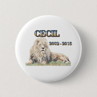 Badge Rond 5 Cm Cecil le lion