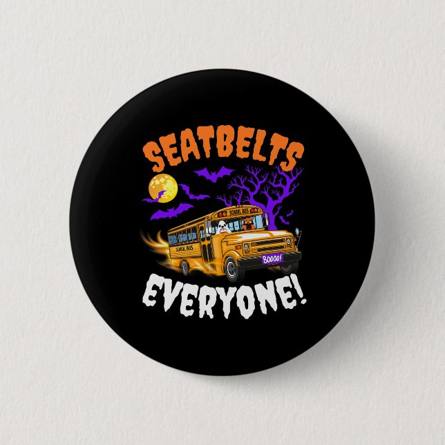 Badge Rond 5 Cm Ceintures de sécurité Tout le monde Magic School B (Devant)