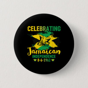 Badge Rond 5 Cm Célébration de la fête de l'indépendance Fière Jam