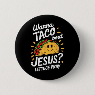 Badge Rond 5 Cm Célébration mexicaine chrétienne Jésus Cinco De Ma
