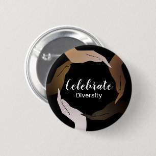 Badge Rond 5 Cm Célébrer la diversité