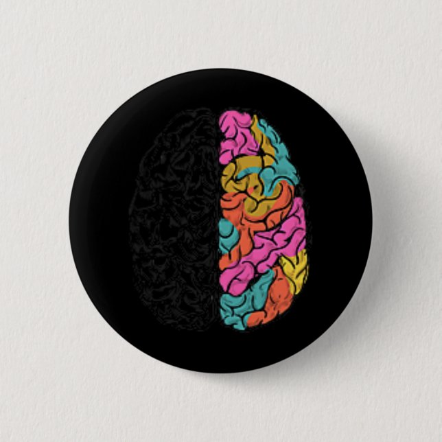 Badge Rond 5 Cm Célébrer L'Esprit De Toutes Sortes Neurodiversité  (Devant)