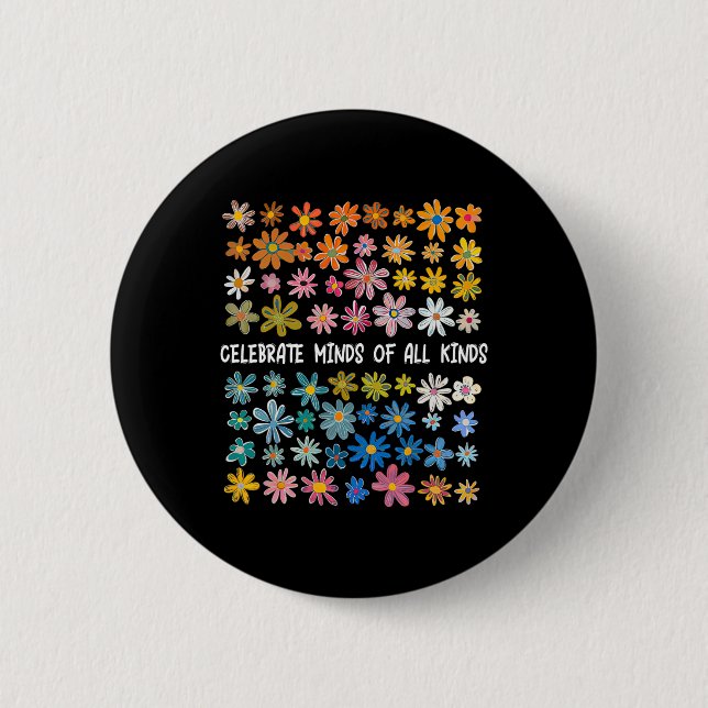 Badge Rond 5 Cm Célébrez Les Esprit De Toutes Sortes (Devant)