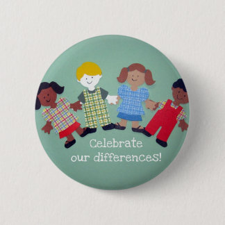 Badge Rond 5 Cm Célébrez Nos Différences !