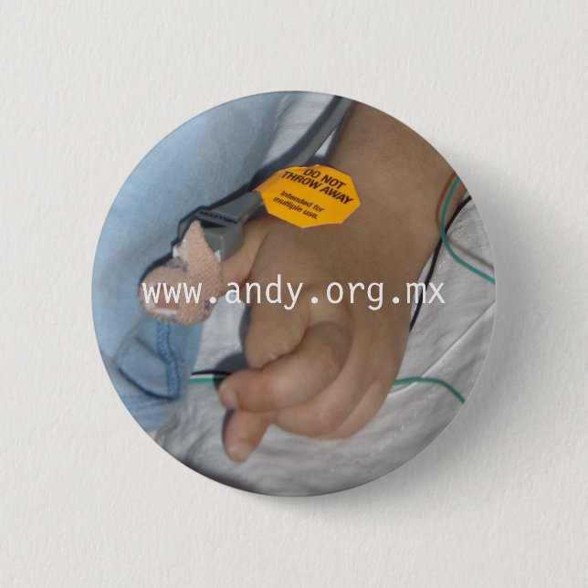 Badge Rond 5 Cm Cellules souche - doigts croisés (Devant)